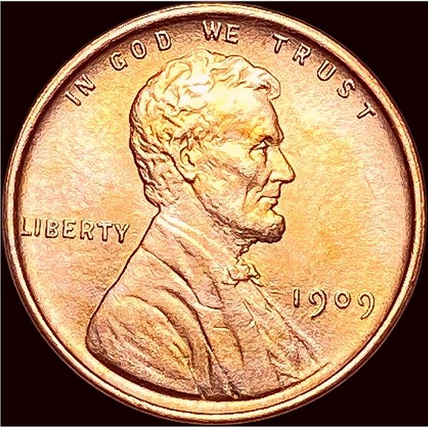1909 VDB Red Lincoln Wheat Cent UNCIRCULATED