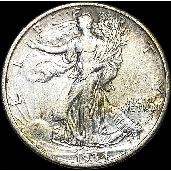1934-D Walking Liberty Half Dollar CLOSELY UNC