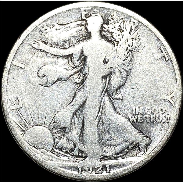 1921-S Walking Liberty Half Dollar NICELY CIRCULATED