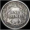 Image 2 : 1899 Silver Barber Dime LIGHTLY CIRCULATED