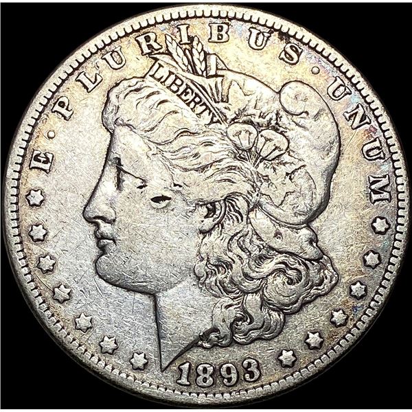 1893 Silver Morgan Dollar LIGHTLY CIRCULATED