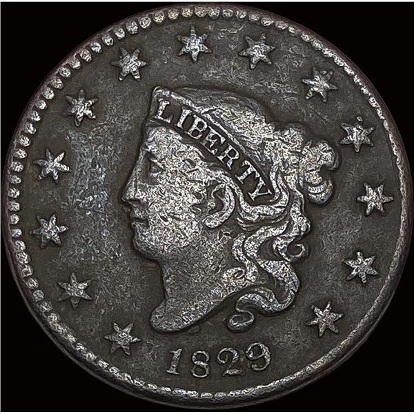 1829 Coronet Head Large Cent NICELY CIRCULATED