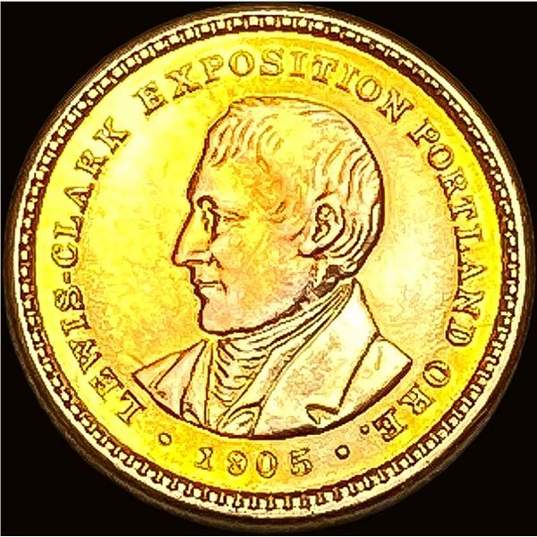 1905 Lewis and Clark Gold $1 GEM BU