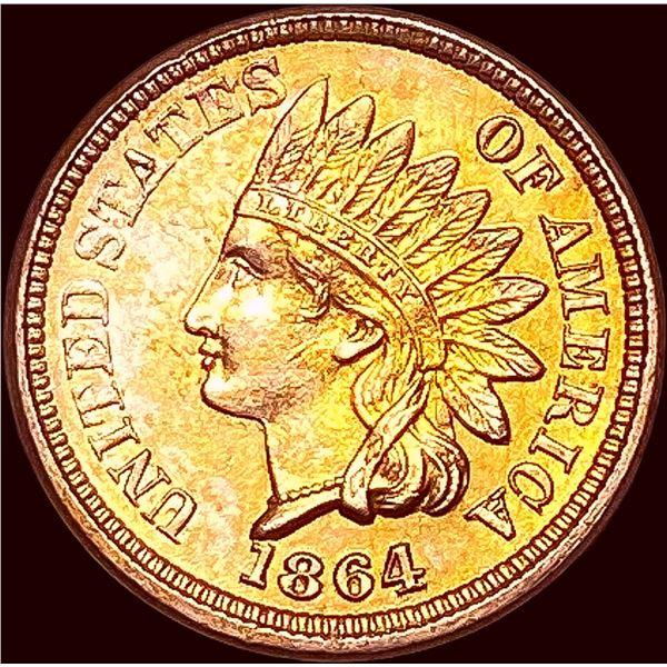 1864 Red Indian Head Cent CHOICE BU
