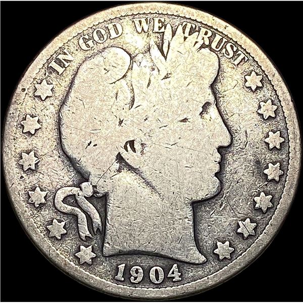 1904-S Barber Half Dollar NICELY CIRCULATED