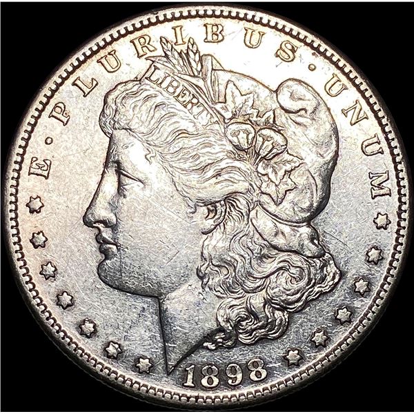 1898-S Silver Morgan Dollar CLOSELY UNCIRCULATED