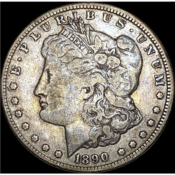 1890-CC Silver Morgan Dollar NEARLY UNCIRCULATED