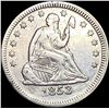 Image 1 : 1853 Rays Seated Liberty Quarter NEARLY UNCIRCULATED