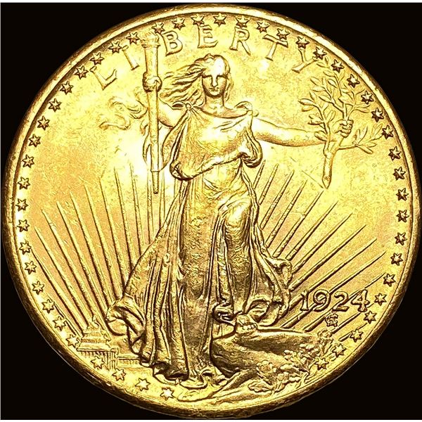 1924 $20 Saint-Gaudens Double Eagle CHOICE BU