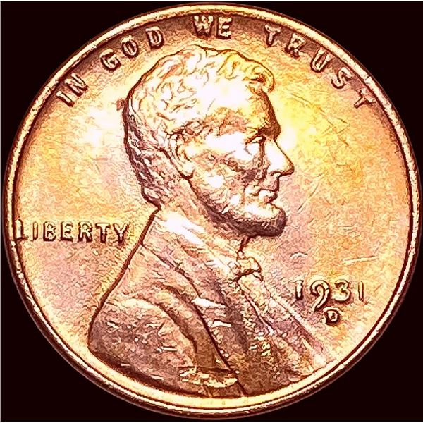 1931-D Red Lincoln Wheat Cent UNCIRCULATED