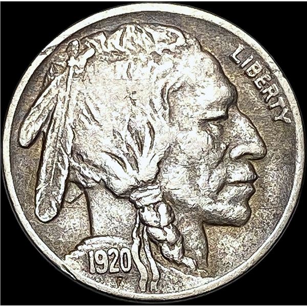 1920-D Buffalo Nickel Five Cents CLOSELY UNCIRCULATED