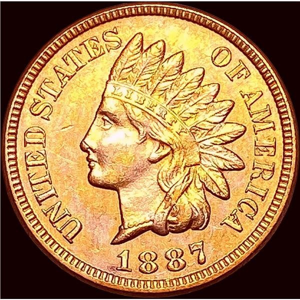 1887 Red Indian Head Cent UNCIRCULATED