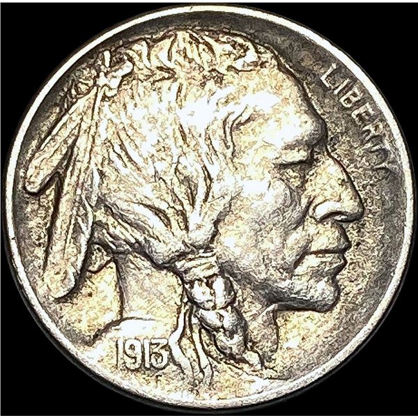 1913-D Type 1 Buffalo Nickel CLOSELY UNCIRCULATED