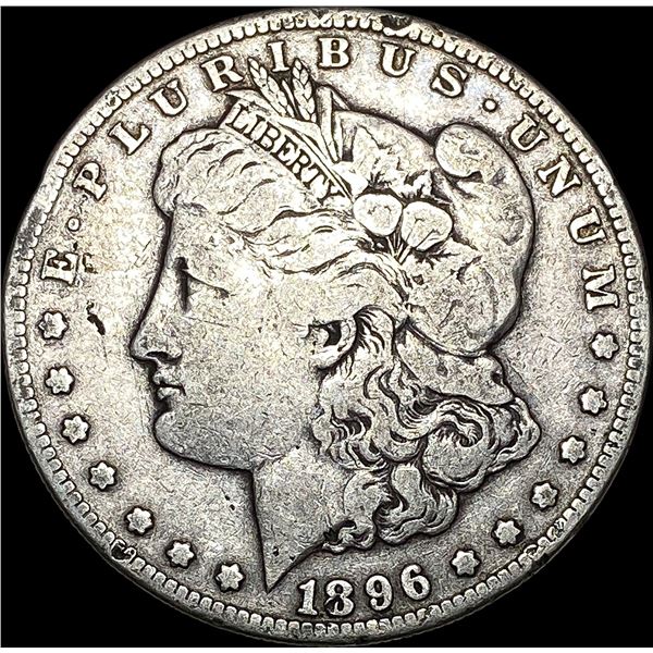 1896-S Silver Morgan Dollar LIGHTLY CIRCULATED
