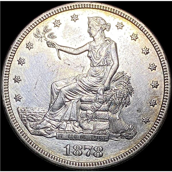 1878-S PL Silver Trade Dollar UNCIRCULATED