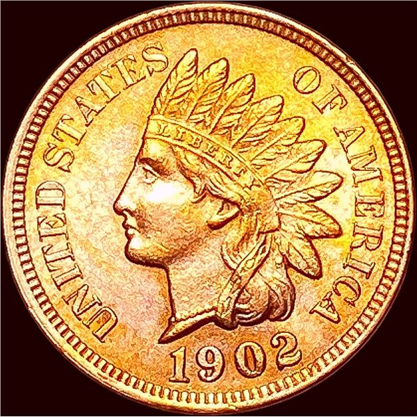 1902 Red Indian Head Cent CHOICE BU