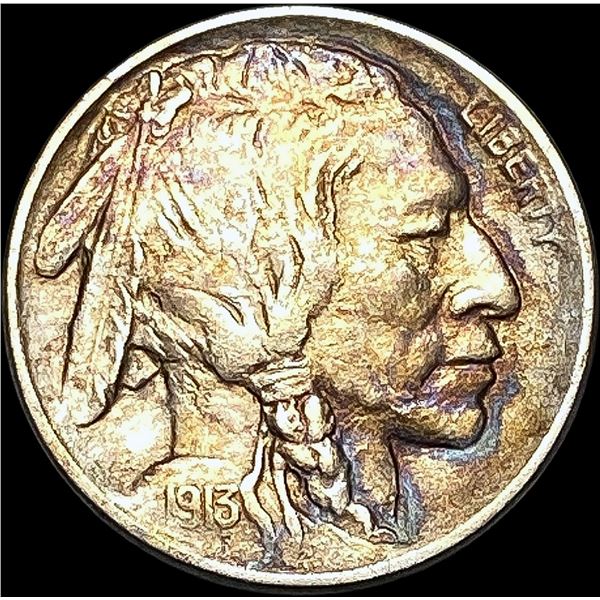 1913 Type 1 Buffalo Nickel CLOSELY UNCIRCULATED