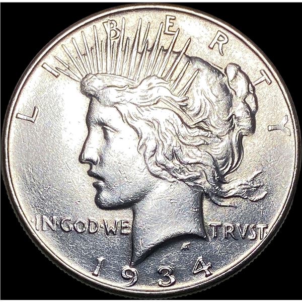 1934 Peace Silver Dollar CLOSELY UNCIRCULATED