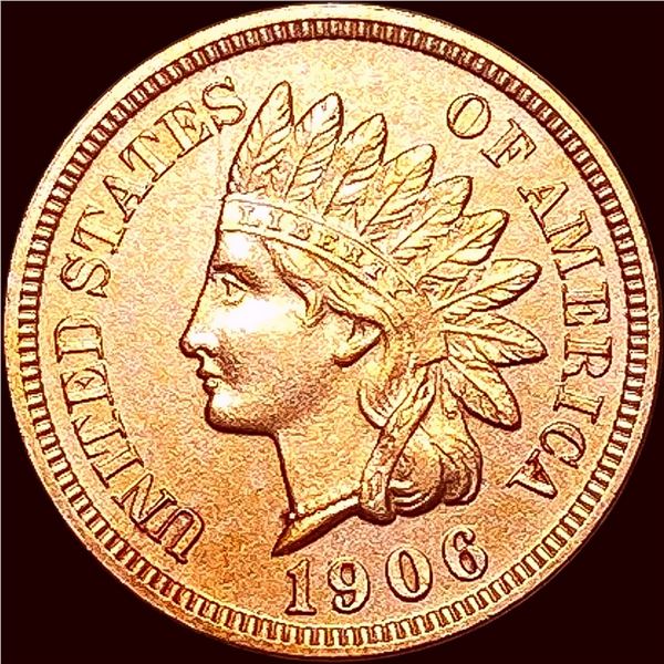 1906 Red Indian Head Cent CHOICE BU