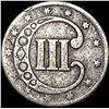 Image 2 : 1853 Silver Three-Cent Piece NICELY CIRCULATED