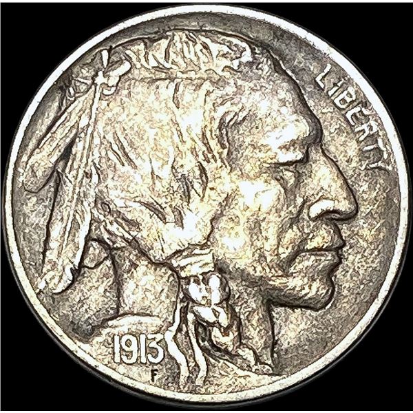 1913-D Type 2 Buffalo Nickel CLOSELY UNCIRCULATED