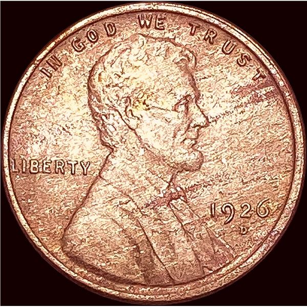 1926-D Lincoln Wheat Cent CLOSELY UNCIRCULATED