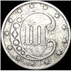 Image 2 : 1853 Silver Three-Cent Piece NICELY CIRCULATED