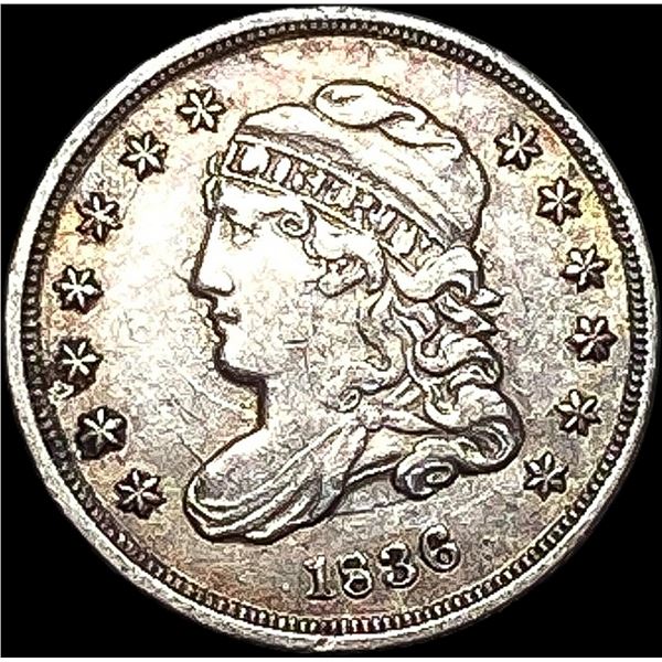 1836 Capped Bust Half Dime CLOSELY UNCIRCULATED