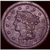 Image 1 : 1853 Braided Hair Large Cent CLOSELY UNCIRCULATED