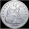 Image 1 : 1871 Silver Seated Liberty Dollar CLOSELY UNCIRCULATED