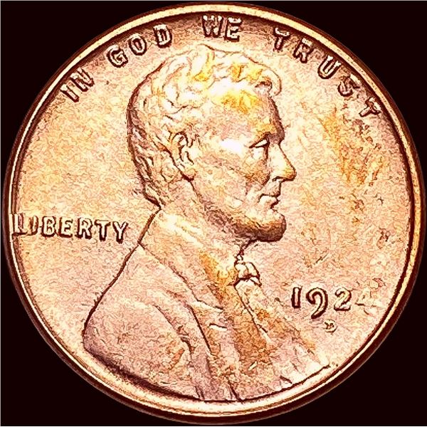 1924-D Red Lincoln Wheat Cent UNCIRCULATED