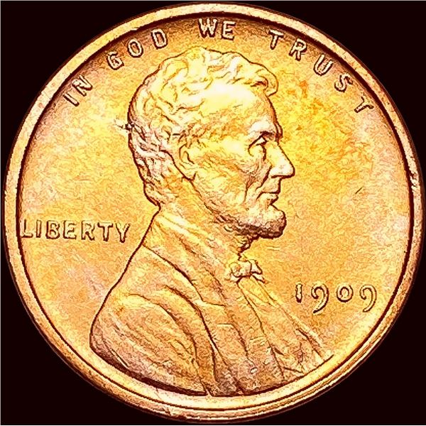 1909 VDB Red Lincoln Wheat Cent UNCIRCULATED