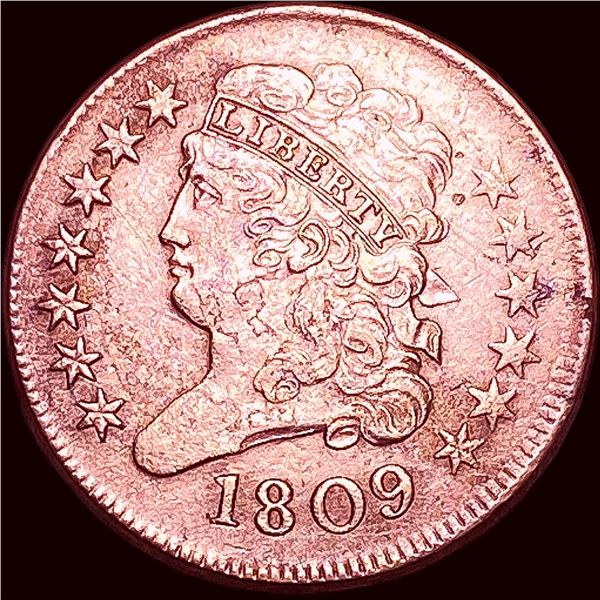 1809 Classic Head Half Cent CLOSELY UNCIRCULATED
