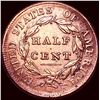 Image 2 : 1809 Classic Head Half Cent CLOSELY UNCIRCULATED