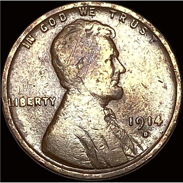 1914-D Lincoln Wheat Cent NICELY CIRCULATED