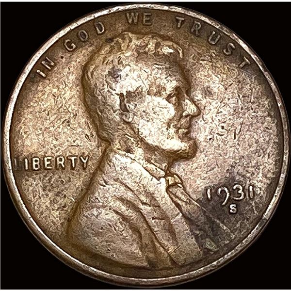 1931-S Lincoln Wheat Cent NICELY CIRCULATED