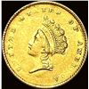 Image 1 : 1854 Gold $1 Indian Head Type 2 CLOSELY UNCIRCULATED