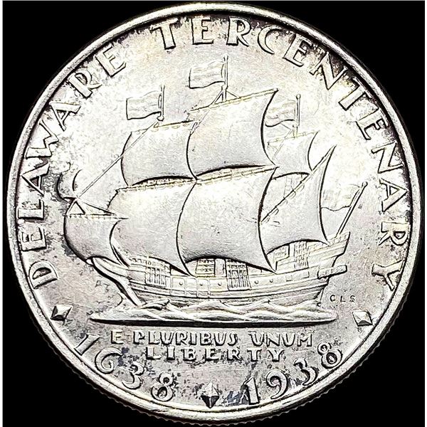 1936 Silver Delaware Half Dollar UNCIRCULATED