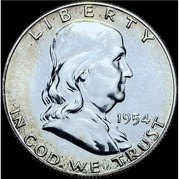 1954 Franklin Silver Half Dollar CHOICE PROOF