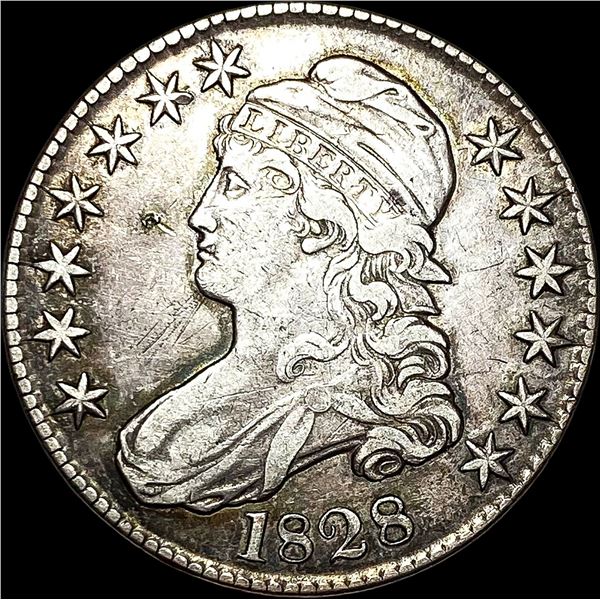 1828 Capped Bust Half Dollar CLOSELY UNCIRCULATED