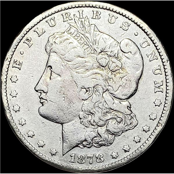 1878-CC Silver Morgan Dollar ABOUT UNCIRCULATED