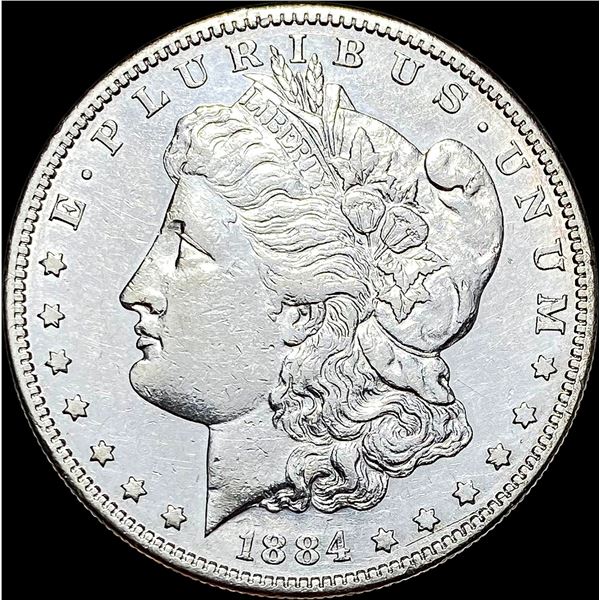1884-S Silver Morgan Dollar CLOSELY UNCIRCULATED