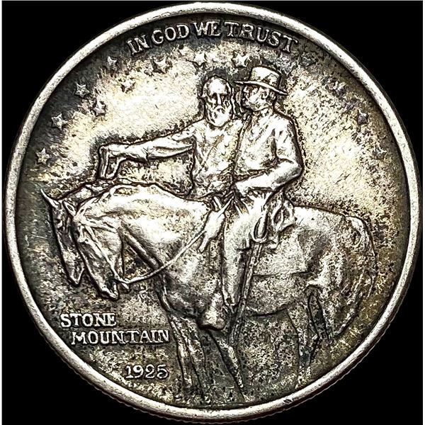1925 Stone Mountain Half Dollar NEARLY UNCIRCULATED