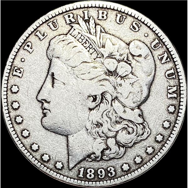 1893 Morgan Silver Dollar LIGHTLY CIRCULATED