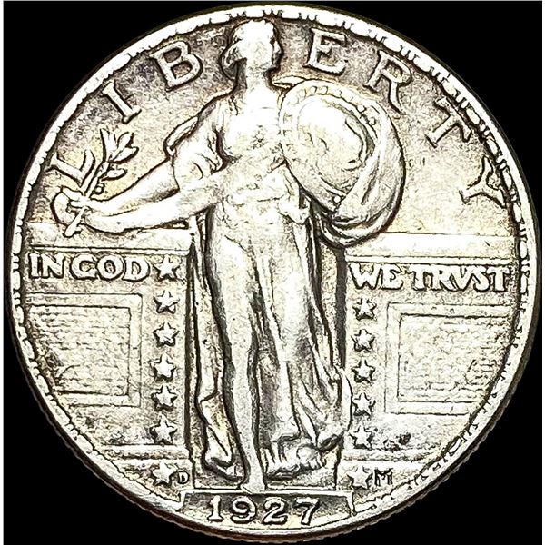 1927-D Silver Standing Liberty Quarter NEARLY UNCIRCULATED