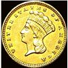Image 1 : 1874 Gold $1 Indian Head Type 3 CLOSELY UNCIRCULATED