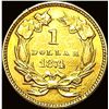 Image 2 : 1874 Gold $1 Indian Head Type 3 CLOSELY UNCIRCULATED