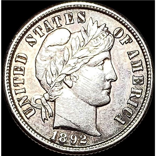 1892-S Silver Barber Dime UNCIRCULATED