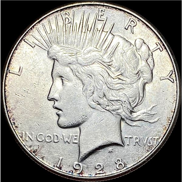 1928-S Silver Peace Dollar CLOSELY UNCIRCULATED