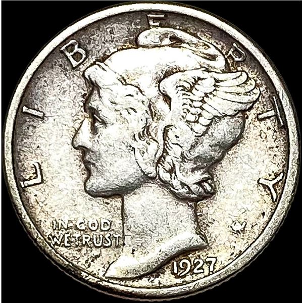 1927-D Mercury Dime NEARLY UNCIRCULATED